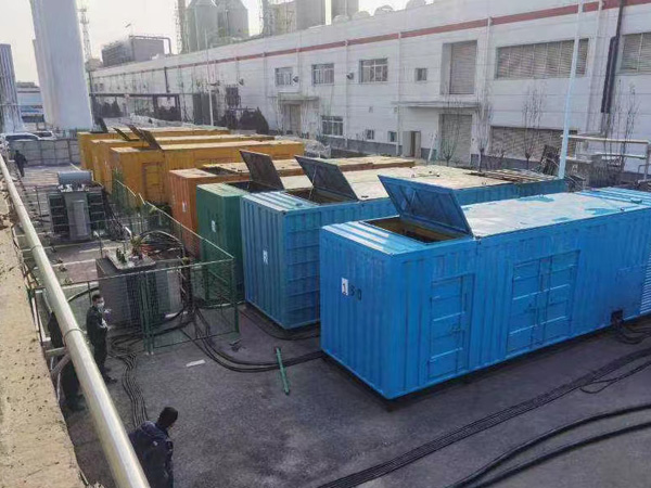 四平柴油发电机出租案例展示